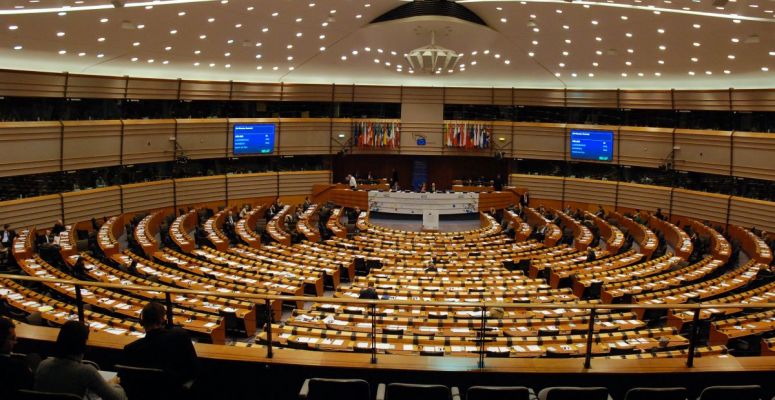 Parlament Europejski sala plenarna
