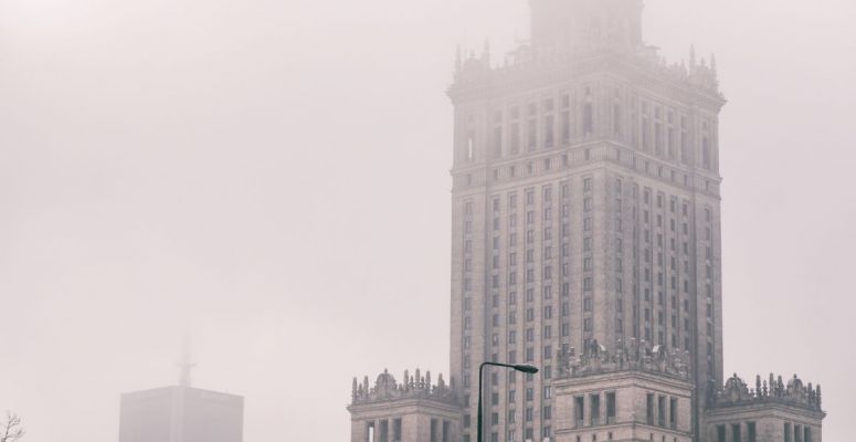 Warszawa PKiN smog