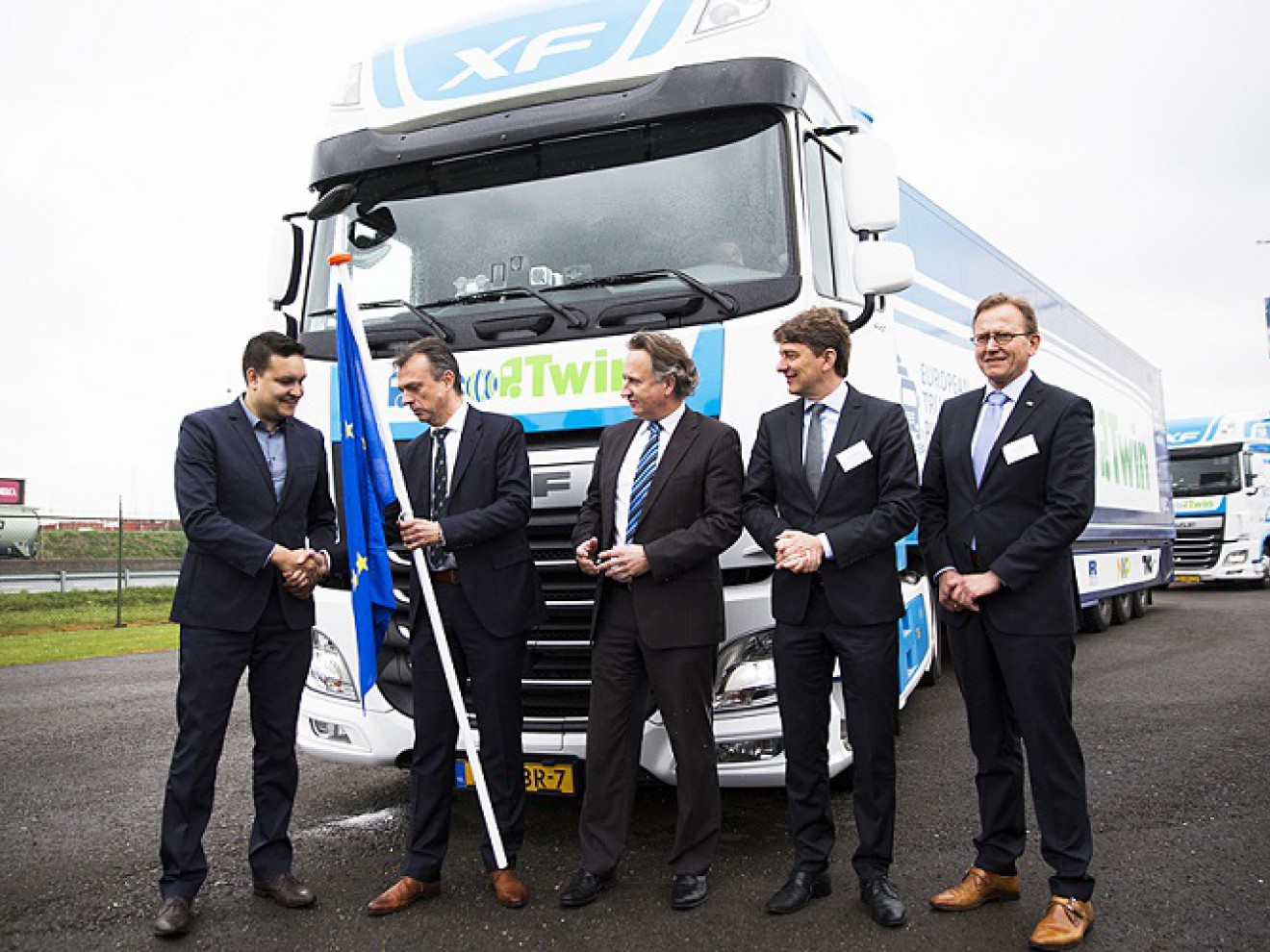 Konwój EcoTwin wyjeżdża z Westerlo